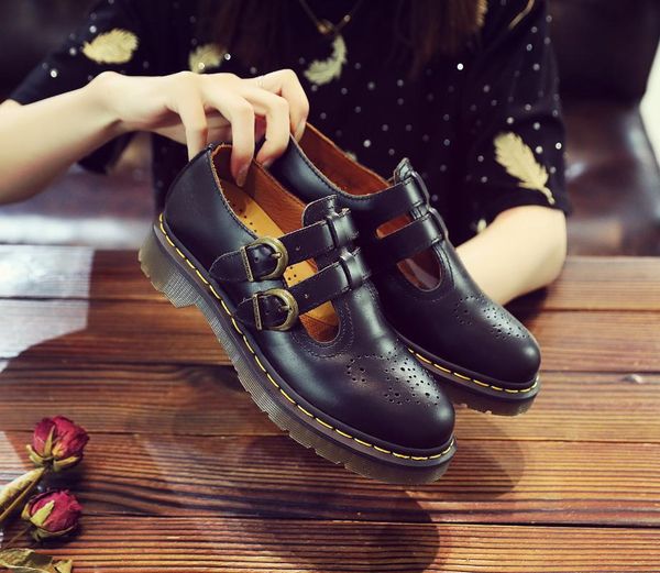 dr. 's new ladies leather shoes mary jane first layer leather shoes fashion wild casual oxford, Black
dr. 's new ladies leather shoes mary jane first layer leather shoes fashion wild casual oxford, Black