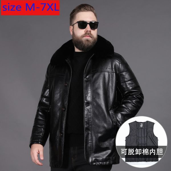 new fashion super large winter clothes thickened leather padded oversized inner liner warm men coat faux fur men plus size l-3xl, Black
new fashion super large winter clothes thickened leather padded oversized inner liner warm men coat faux fur men plus size l-3xl, Black
