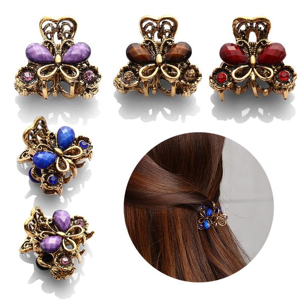 1pcs fashion crystal metal hair claw clip rhinestone butterfly hairpins for women lady girls jewelry hair accessories
1pcs fashion crystal metal hair claw clip rhinestone butterfly hairpins for women lady girls jewelry hair accessories