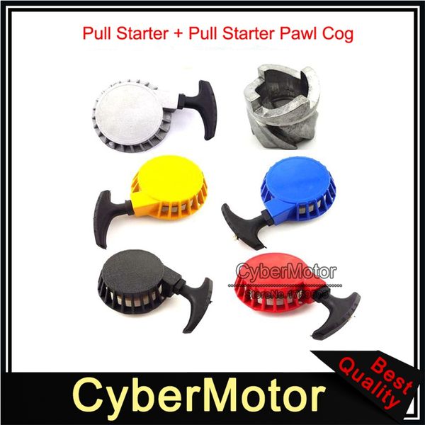 aluminum pull starter + pull starter pawl cog for 2 stroke 47cc 49cc pocket bike mini moto dirt kids atv quad baby crosser
aluminum pull starter + pull starter pawl cog for 2 stroke 47cc 49cc pocket bike mini moto dirt kids atv quad baby crosser