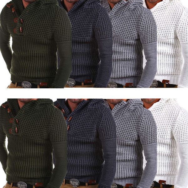 hirigin winter men loose warm cotton hoodies pullover jumper sweater turtleneck stylish, White;black
hirigin winter men loose warm cotton hoodies pullover jumper sweater turtleneck stylish, White;black