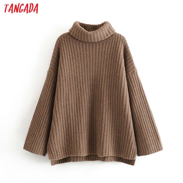 tangada korea chic women oversized turtleneck sweater long sleeve vintage ladies long knitted jumper 3h239, White;black
tangada korea chic women oversized turtleneck sweater long sleeve vintage ladies long knitted jumper 3h239, White;black
