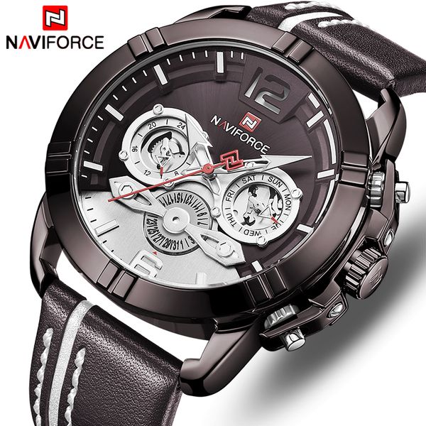 naviforc 2019 new men top моды спортивные кварцевые часы водонепроницаемый кожаный календарь мужские часы отдыха relogio мужчина для, Slivery;brown
naviforc 2019 new men top моды спортивные кварцевые часы водонепроницаемый кожаный календарь мужские часы отдыха relogio мужчина для, Slivery;brown
