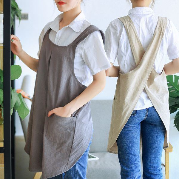 aprons cotton linen home women cozy restaurant work clothes kitchen bar waitress cook cooking flower shop sleeveless
aprons cotton linen home women cozy restaurant work clothes kitchen bar waitress cook cooking flower shop sleeveless