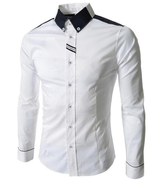 dress shirts autumn spring male shirt turn down collar drss shirt new apparel mens solid designer, White;black
dress shirts autumn spring male shirt turn down collar drss shirt new apparel mens solid designer, White;black