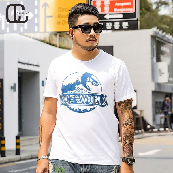 2019 summer cotton men's white casual print t-shirt oversize plus size fashion o-neck pullover tees loose short sleeve 6xl, White;black
2019 summer cotton men's white casual print t-shirt oversize plus size fashion o-neck pullover tees loose short sleeve 6xl, White;black