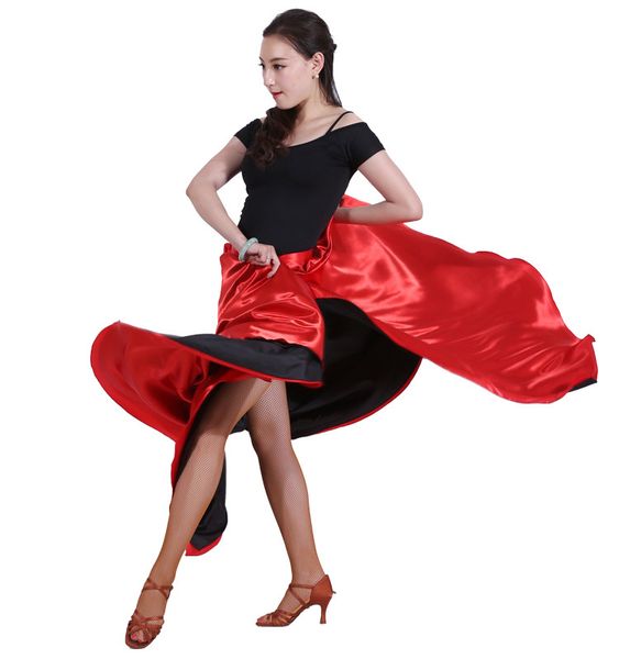flamenco skirt 360 degree spanish dance skirt belly dance circle big latin swing opening costume, Black;red
flamenco skirt 360 degree spanish dance skirt belly dance circle big latin swing opening costume, Black;red