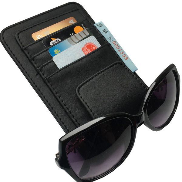 jlec car-styling leather card ticket clip holder for car roof glasses visor clip storage holder interior accessories
jlec car-styling leather card ticket clip holder for car roof glasses visor clip storage holder interior accessories