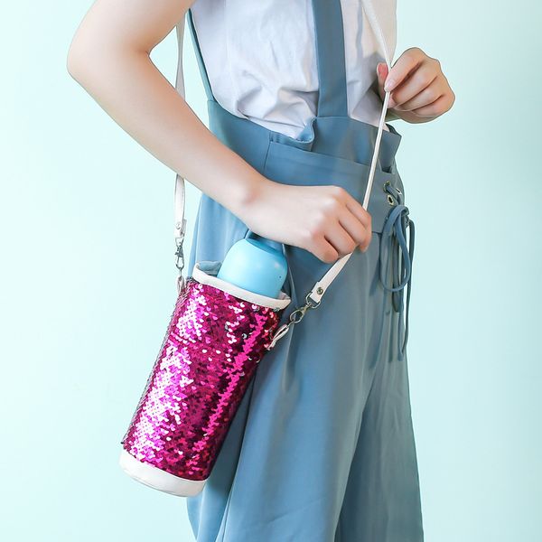 portable bling sequins cup set crossbody bag new fashion vacuum leak-proof accompanying cup student set pen bag storage bags
portable bling sequins cup set crossbody bag new fashion vacuum leak-proof accompanying cup student set pen bag storage bags