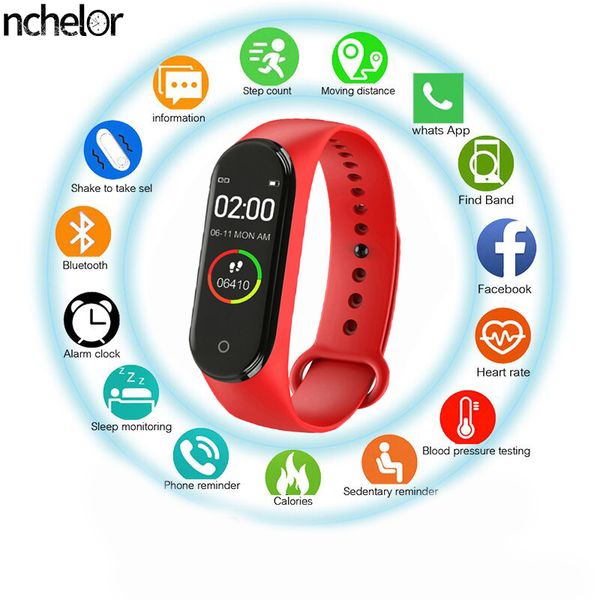 healthy heart rate new m4 smart belt pedometer sports watch men and women monitoring waterproof fitness tracker bracelet, Slivery;brown
healthy heart rate new m4 smart belt pedometer sports watch men and women monitoring waterproof fitness tracker bracelet, Slivery;brown