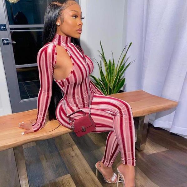 hollow out backless jumpsuit striped clothes femme sporty workout skinny rompers women jumpsuits fitness outfits streetwear, Black;white
hollow out backless jumpsuit striped clothes femme sporty workout skinny rompers women jumpsuits fitness outfits streetwear, Black;white