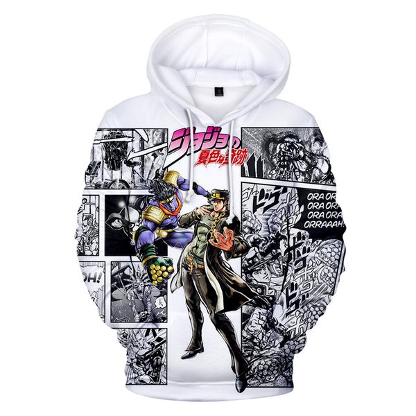 japanese anime manga jojo 3d hoodies men/women jojo's bizarre adventure hoodie sweatshirt harajuku hip hop clothes, Black
japanese anime manga jojo 3d hoodies men/women jojo's bizarre adventure hoodie sweatshirt harajuku hip hop clothes, Black