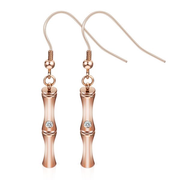long earrings for women sensitive ears dangle & chandelier bamboo earrings titanium steel crystal rose gold color women earrings, Silver
long earrings for women sensitive ears dangle & chandelier bamboo earrings titanium steel crystal rose gold color women earrings, Silver