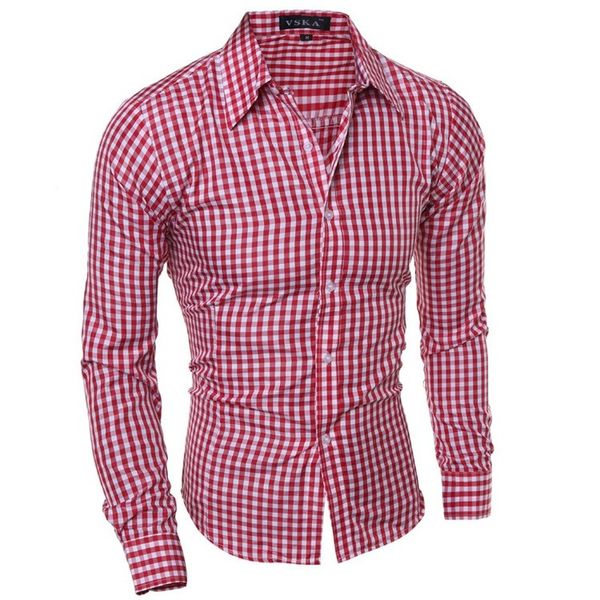 selling product in 2020 new 6-color plaid shirt men's slim long-sleeved shirt oversized chemise homme men's clothing, White;black
selling product in 2020 new 6-color plaid shirt men's slim long-sleeved shirt oversized chemise homme men's clothing, White;black