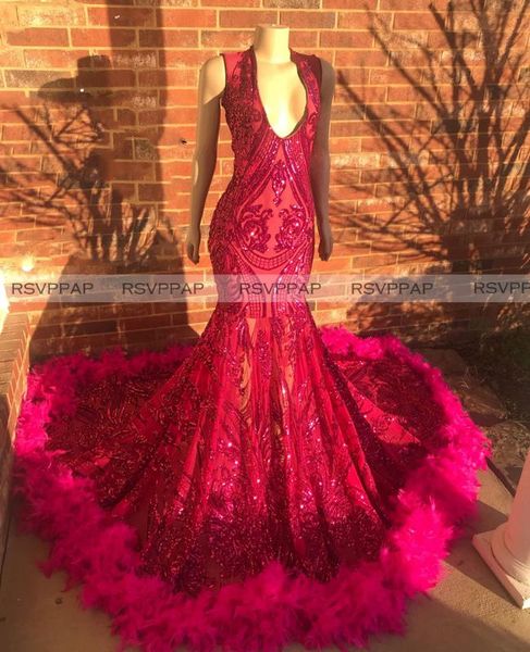 prom dresses 2020 plus size v-neck sleeveless feather black girls pink sequin african long prom dress, White;black
prom dresses 2020 plus size v-neck sleeveless feather black girls pink sequin african long prom dress, White;black