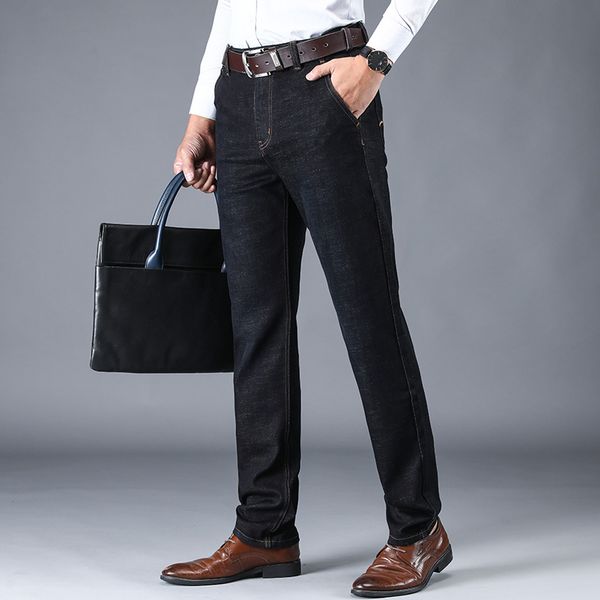 brand new men's spring and autumn fashion jeans business high waist casual stretch slim classic trousers denim black pants male, Blue
brand new men's spring and autumn fashion jeans business high waist casual stretch slim classic trousers denim black pants male, Blue