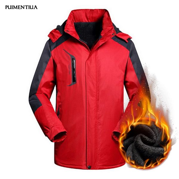 puimentiua 2019 men's winter fleece waterproof jacket outdoor sport warm coat hiking camping male jackets autumn winter, Black;brown
puimentiua 2019 men's winter fleece waterproof jacket outdoor sport warm coat hiking camping male jackets autumn winter, Black;brown