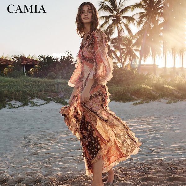 camia summer bohemian floral print lantern sleeve chiffon dress women's elegant ruffled pleated dress, Black;gray
camia summer bohemian floral print lantern sleeve chiffon dress women's elegant ruffled pleated dress, Black;gray