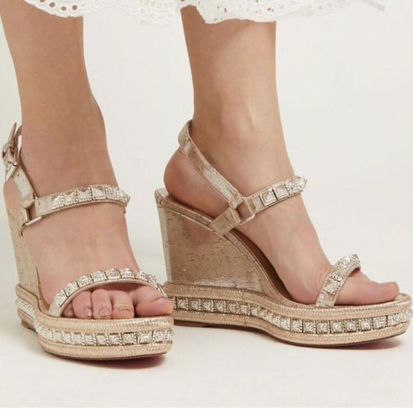 cataclou 120mm studded ladies espadrille wedge gladiator sandals red bottom shoes for women women high heels sandals comfortable, Black
cataclou 120mm studded ladies espadrille wedge gladiator sandals red bottom shoes for women women high heels sandals comfortable, Black
