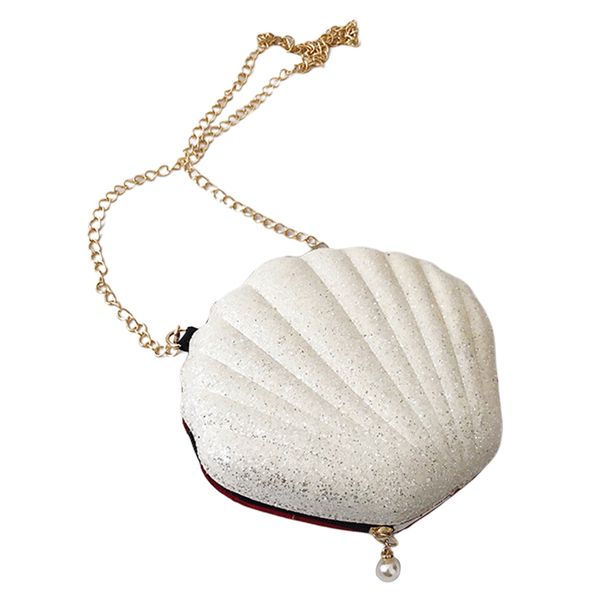 women crossbody bag bling sequins metal chain shoulder fashion party messenger mini casual handbags shell shaped zipper closure
women crossbody bag bling sequins metal chain shoulder fashion party messenger mini casual handbags shell shaped zipper closure