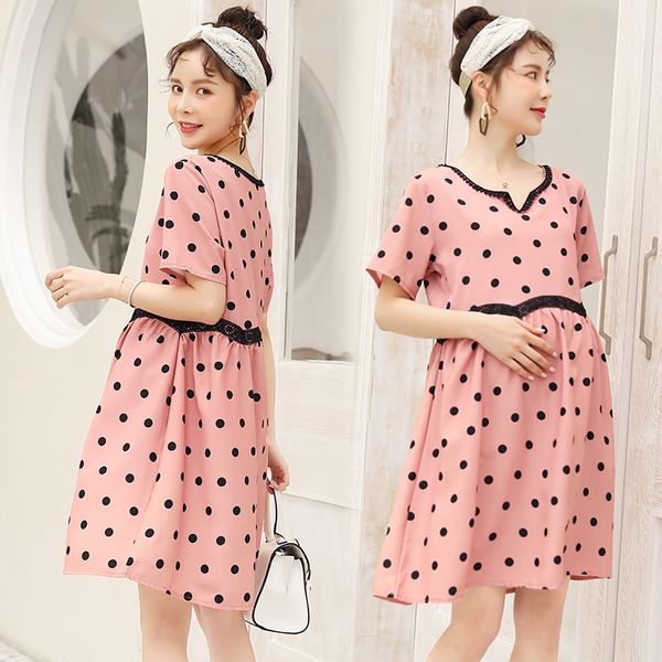6041 # одежда для беременных лето хлопок dot с коротким рукавом свободные стильное платье для беременных платье мамы, White
6041 # одежда для беременных лето хлопок dot с коротким рукавом свободные стильное платье для беременных платье мамы, White