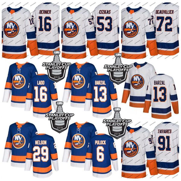 2019 New York Islanders 13 Mathew Barzal 27 Anders Lee 53 Casey Cizikas 44 Dennis Seidenberg 6 Ryan Pulock Stanley Cup Playoffs Jersey
2019 New York Islanders 13 Mathew Barzal 27 Anders Lee 53 Casey Cizikas 44 Dennis Seidenberg 6 Ryan Pulock Stanley Cup Playoffs Jersey