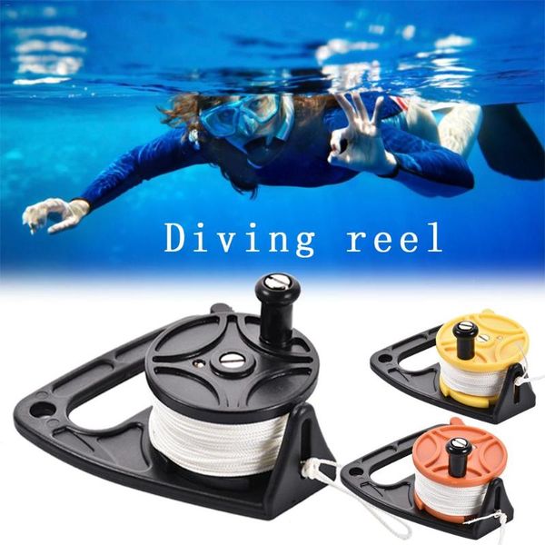 diving reel with thumb ser and high visibility white line for diving spear fishing 46m
diving reel with thumb ser and high visibility white line for diving spear fishing 46m