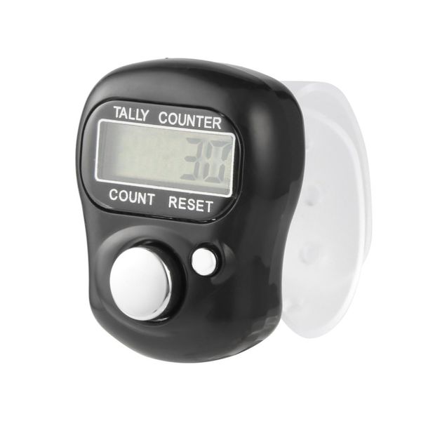 

digital mini lcd electronic digital golf finger hand ring tally counter handheld hand tally counterter silver