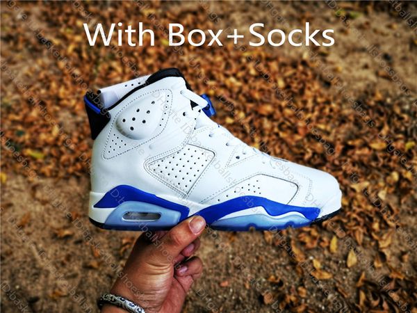 6s j6 men basketball shoes mens white and blue soft run good sneakers with box and socks
6s j6 men basketball shoes mens white and blue soft run good sneakers with box and socks