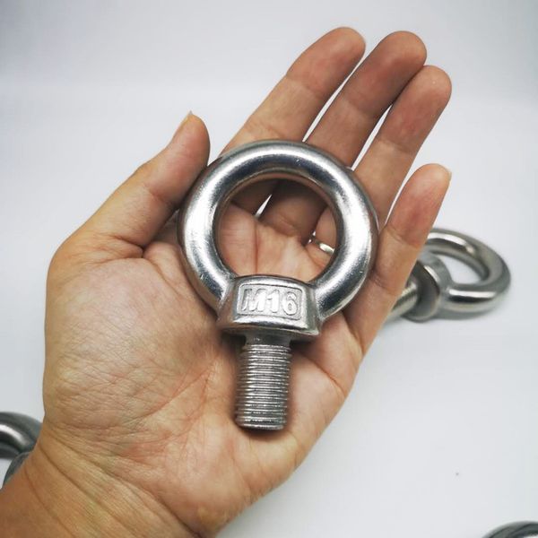 4pcs m16 304 stainless steel lifting eye bolts ring screw loop hole for cable rope lifting
4pcs m16 304 stainless steel lifting eye bolts ring screw loop hole for cable rope lifting