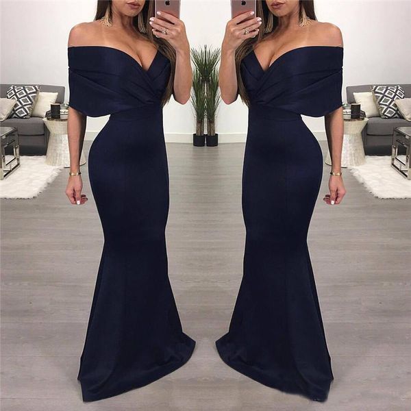 Sexy Off the Shoulder Evening Dresses Mermaid Long Prom Dress 2019 Newest Cheap Short Sleeves Party Gowns Robe de soiree Custom Made
Sexy Off the Shoulder Evening Dresses Mermaid Long Prom Dress 2019 Newest Cheap Short Sleeves Party Gowns Robe de soiree Custom Made