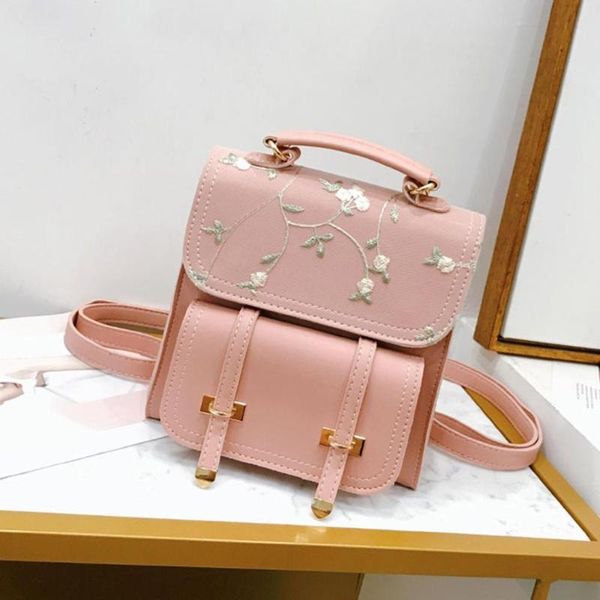 fashion school backpack teenage girls leather women shoulder bag backpack floral embroidery design rucksack
fashion school backpack teenage girls leather women shoulder bag backpack floral embroidery design rucksack