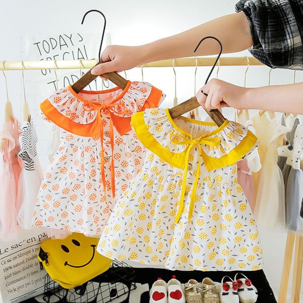 candy color baby girl dresses doll collar summer flower print newborn infant princess party dress sleeveless cute baby clothing, Red;yellow
candy color baby girl dresses doll collar summer flower print newborn infant princess party dress sleeveless cute baby clothing, Red;yellow