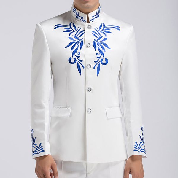 2019 chinese style embroidery patterns collar suit mens stand jacket tang tunic jacket men wedding coat, White;black
2019 chinese style embroidery patterns collar suit mens stand jacket tang tunic jacket men wedding coat, White;black