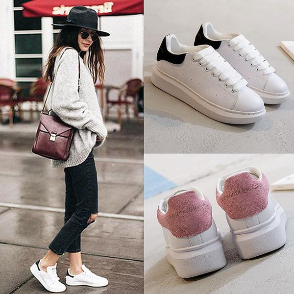 quality designer shoe fashion luxury women men's leather lace up platform oversized sole sneakers white black casual shoes with box 35
quality designer shoe fashion luxury women men's leather lace up platform oversized sole sneakers white black casual shoes with box 35