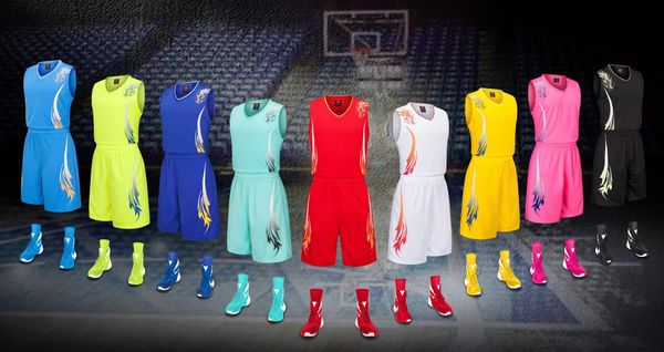 discount men training basketball sets with shorts uniforms reversible basketball jerseys for that home and away look kits sports a9-2, Blue;black 
discount men training basketball sets with shorts uniforms reversible basketball jerseys for that home and away look kits sports a9-2, Blue;black