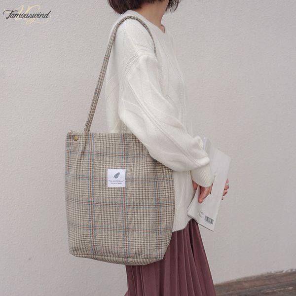 winter vintage women woolen canvas shoulder bag ladies vintage checked handbags female fashion plaid tote cloth bags for preppy girl
winter vintage women woolen canvas shoulder bag ladies vintage checked handbags female fashion plaid tote cloth bags for preppy girl
