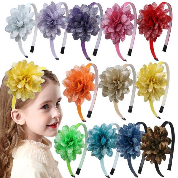 xima 12pcs/lot children hair accessories 3''laser hair flower hairband princess party hairhoops girls headbands headwear, Slivery;white
xima 12pcs/lot children hair accessories 3''laser hair flower hairband princess party hairhoops girls headbands headwear, Slivery;white