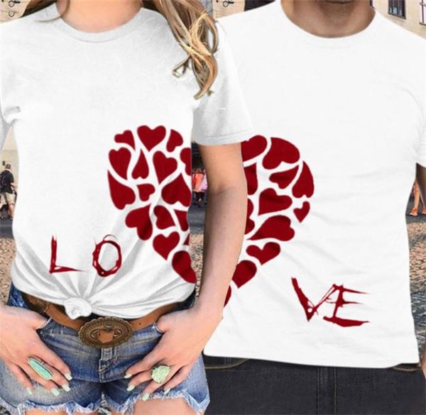 womens summer 3d red heart printed tshirts couple crew neck designer women men fashion casual family clothes, White
womens summer 3d red heart printed tshirts couple crew neck designer women men fashion casual family clothes, White