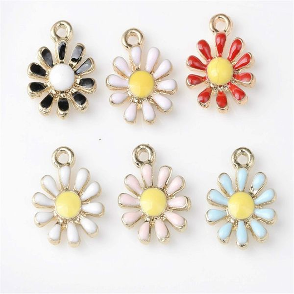 new vintage enamel daisy sun flower alloy gold tone charms fit for pendant earrings bracelet jewelry making accessory, Bronze;silver
new vintage enamel daisy sun flower alloy gold tone charms fit for pendant earrings bracelet jewelry making accessory, Bronze;silver