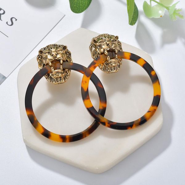gereit 2019 vintage jewelry acetate acid drop earrings personality geometric round acrylic earrings for girls lion head earrings, Silver
gereit 2019 vintage jewelry acetate acid drop earrings personality geometric round acrylic earrings for girls lion head earrings, Silver