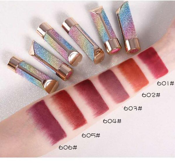 lipsticks with diamond tube waterproof long-time lasting lip stick 6 color lip make up color makeup tool
lipsticks with diamond tube waterproof long-time lasting lip stick 6 color lip make up color makeup tool