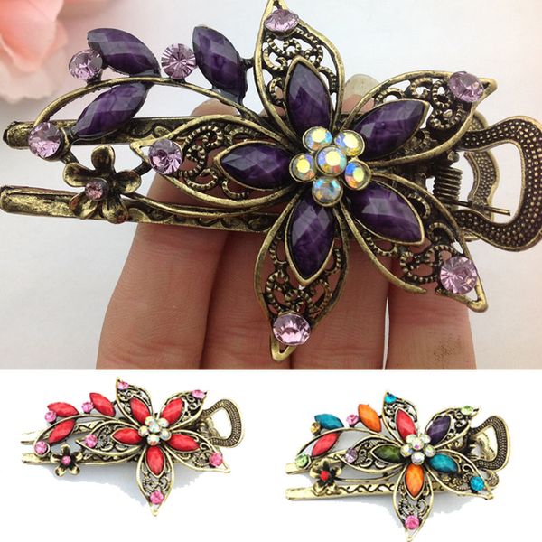 lnrrabc fashion flower hair clip crystal hairpin lady vintage elegant barrette hair accessories acessorio para cabelo, Golden;white
lnrrabc fashion flower hair clip crystal hairpin lady vintage elegant barrette hair accessories acessorio para cabelo, Golden;white