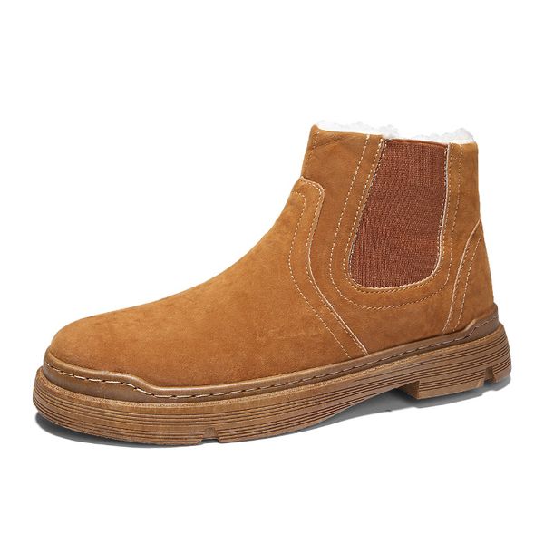 2019 winter snow boots men's wild casual trend student boots plus velvet warm thick bottom black men's cotton shoes
2019 winter snow boots men's wild casual trend student boots plus velvet warm thick bottom black men's cotton shoes