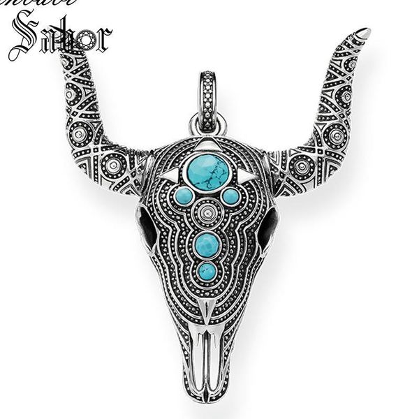 pendant bull ethnic skull 925 sterling silver for women men fashion jewelry gift heart rebel pendant fit necklace thomas 
pendant bull ethnic skull 925 sterling silver for women men fashion jewelry gift heart rebel pendant fit necklace thomas