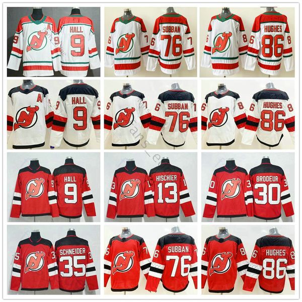2020 new jersey devils hockey 86 jack hughes 76 pk subban 35 cory schneider 13 nico hischier 30 martin brodeur 9 taylor hall ice jerseys, Black;red
2020 new jersey devils hockey 86 jack hughes 76 pk subban 35 cory schneider 13 nico hischier 30 martin brodeur 9 taylor hall ice jerseys, Black;red