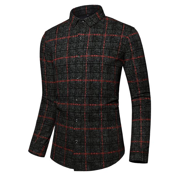 shirt mens slim fit long sleeve dress shirts men casual shirt male social 2019 autumn plaid -7xl chemise homme, White;black
shirt mens slim fit long sleeve dress shirts men casual shirt male social 2019 autumn plaid -7xl chemise homme, White;black