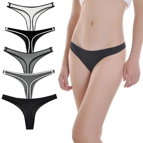 3 pcs/lot panties soft cotton thongs g strings bikini tangas t back briefs women female underwear lingerie intimates cuecas, Black;pink
3 pcs/lot panties soft cotton thongs g strings bikini tangas t back briefs women female underwear lingerie intimates cuecas, Black;pink
