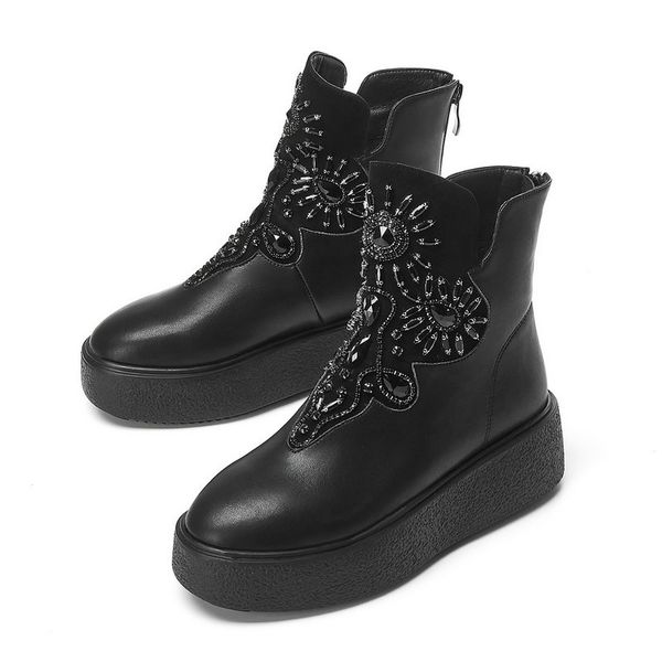 platform winter boots women genuine leather fashion punk shoes woman zipper black ankle boots for ladies
platform winter boots women genuine leather fashion punk shoes woman zipper black ankle boots for ladies