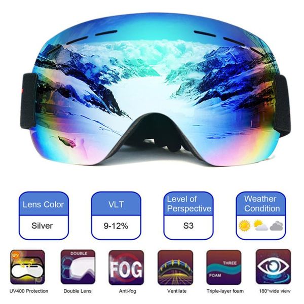 snowboard goggles gear ski sports glasses anti-fog anti-ultraviolet dual lens ski goggles anti-fog windproof 20d30
snowboard goggles gear ski sports glasses anti-fog anti-ultraviolet dual lens ski goggles anti-fog windproof 20d30